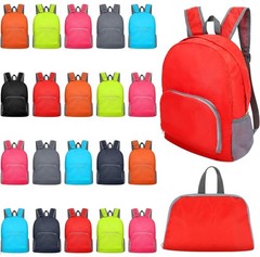 24 Pcs 17 Inch Backpack in Bulk Foldable Classic Back Packs Colorful Book Bag…