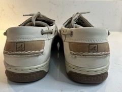 Men&rsquo;s Sperrys Boat Shoe Size Authentic Original 10M L-6 CH133 Ivory And Tan