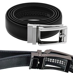 Click Lock Belt Leather Automatic Buckle 28&Prime;-48&Prime; Perfect Companion to Oxfords