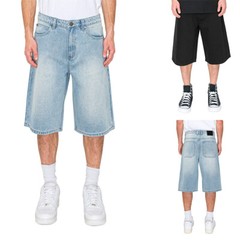 Victorious Men&rsquo;s Baggy fit Denim Shorts Hip-Hop Loose Wide Leg Jeans DS2099EY