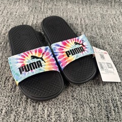Puma Women&rsquo;s Cool Cat Tie Dye Slide Sandals 380793-02 Size 6 brand new