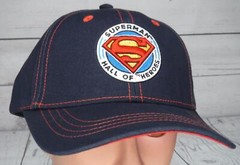 Superman Hall of Heroes Baseball Hat Adjustable Cap Stitched Logo DC Comics New