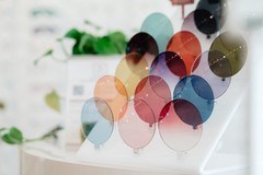 Grey Gradient Set x1 Polycarbonate Poly Plano Sunglasses glasses lens 4C UV 75mm