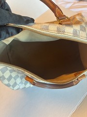 AUTHENTIC LOUIS VUITTON DAMIER AZUR CANVAS SPEEDY 30 BAG