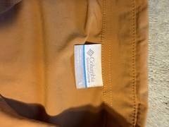 Columbia Men’s Solid Brown Short Sleeve Button-Up Shirt w/ Pockets Size S