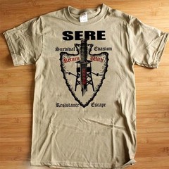 SERE Training T-Shirt Survival Evasion Resistance Escape Army Navy Special Ops