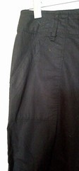 Sanctuary 98% cotton, 2% spandex solid black skimmers