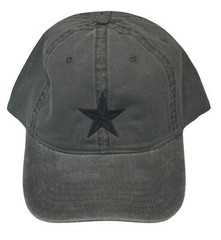 Black Star Hat /Cap 2014 Adjustable – Quality embroidered – 5 point star