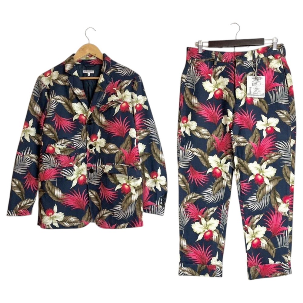 Engineered Garments Hawaiian Floral Java Cloth Jacket & Pants Set M F/S