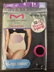 Maidenform Flexees Shapes Firm High Waist Thigh Slimmer Cool Comfort 2XL