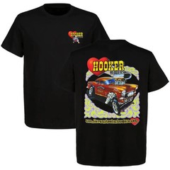 Hooker Headers Classic Drag Racing T-Shirt ? Vintage Hot Rod Graphic Tee