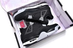 Jordan 4 SE « Black Canvas » Men&rsquo;s Mid Top Retro Basketball Shoes