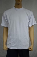 3 NEW SHAKA WEAR SUPER MAX HEAVY WEIGHT T-SHIRTS WARM WHITE TEE PLAIN S-7XL