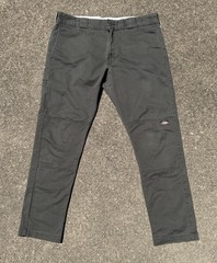 Dickies Double Knee Work pants, 36 Waist, 32 L, In Olive Green Color.