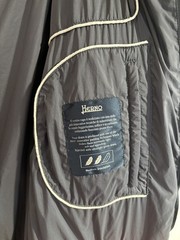 Herno Anthracite Down Injected Lightweight Quilted Jacket US 42