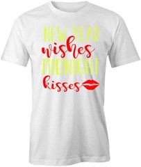 NEW YEAR WISHES TShirt Tee Short-Sleeved Cotton HOLIDAY CLOTHING S1WSA450