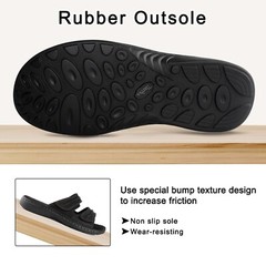 TIESTRA Men&rsquo;s Slides Sandals Casual Comfortable Flip Flops Slip On Slippers