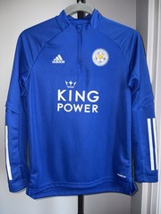 Adidas Leicester City FC AEROREADY Quarter Zip Training Top Youth 11-12Y Soccer