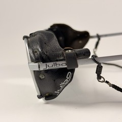 Vintage Julbo Aquapolar X4 Sunglasses Made In France Leather Shields Case