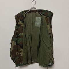 【US ARMY】 86年納入 米軍 実物 M-65 ウッドランドカモ フィールドジャケット S-3672