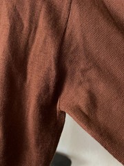 Brown Pendelton Wool mock neck pullover sweater Large USAmade