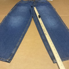NWT U.S. Polo Assn. Carpenter Jeans Mens 33×30 Blue Wash Relaxed Straight Denim