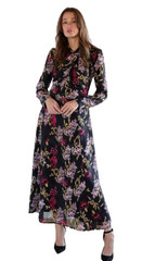 Kalina Womens Casual Formal Floral Dress, size Large