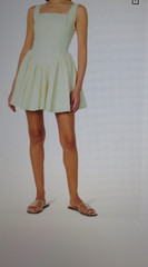 NWT The Drop Babydoll minidress Ballet Ivory Size Large Amazon sold out