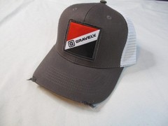 Gravely Trucker Hat Cap Mesh Back Adjustable Back Gray FREE SHIPPING
