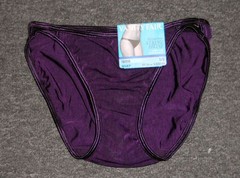 4 pairs VANITY FAIR String Bikini ILLUMINATION 18108 Panty Solid Colors 8 / XL