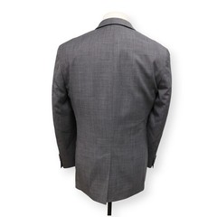 CHAPS mens solid gray WOOL BLEND sport coat suit jacket blazer 40 R