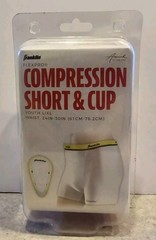 Franklin Flexpro Compression Short & Cup – Youth L/XL Waist- 24&Prime;-30&Prime;