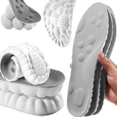 1/2/4Pairs 4D Memory Cloud Technology Insole Super Soft Ultra Comfort Foam Sport