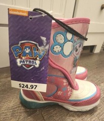 Nickelodeon PAW PATROL Toddler Girl&rsquo;s Winter Snow Boots Shoes 7
