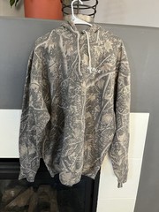 Independent Trading Co Heavyweight Hooded Camo Hoodie Size XXL