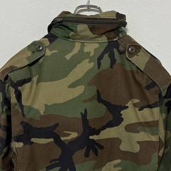 【US ARMY】 87年納入 米軍 実物 M-65 ウッドランドカモ フィールドジャケット S-3674