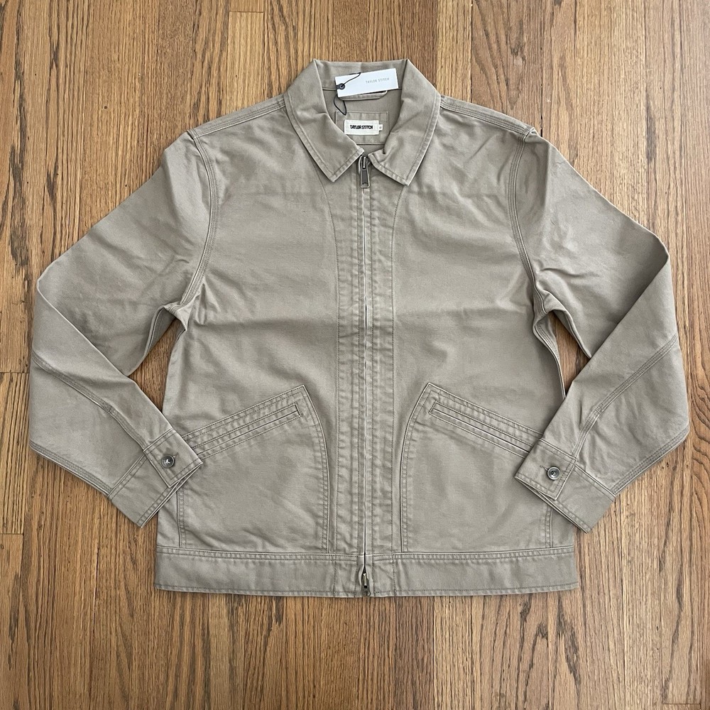TAYLOR STITCH The Shifter Jacket Baked Soil Canvas Tan Khaki Mens 42 LARGE $188