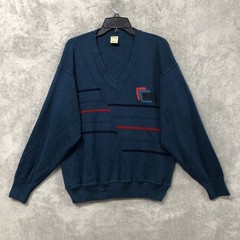 Roberto Sarto Knit Sweater Size 50/Large Chest 44 in V-Neck Mens Made In italy