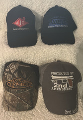 Lot of 4 Trucker Hats Caps AJC Tools WER Supply Chain Team Realtree 2nd Amendmen