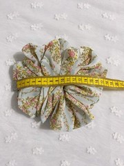 [US Seller] Random 4pcs Handmade Medium Large Size Classic Floral Hair Scrunchie