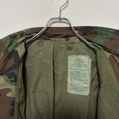【US ARMY】 86年納入 米軍 実物 M-65 ウッドランドカモ フィールドジャケット S-3672