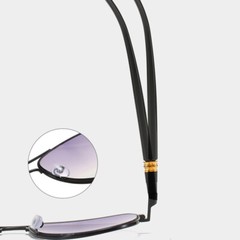 Metal Bifocal Anti-blue light Reading Glasses For Men Classic Outdoor Sunglasses