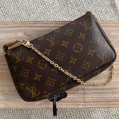Shoulder Oval Chain Strap Replacement for Louis Vuitton Pochette