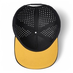Mens Baseball Cap Snapback Adjustable Size Laser Vented Trucker Hat Waterproof