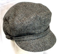 Stylish Vintage Wool Lined with Silk Serge Caps Made in Belarus 4 Variation #6-9