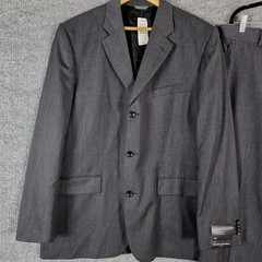NEW Banana Republic Suit Men&rsquo;s 46R 38×30 Charcoal Gray 100% Wool Modern Fit Set