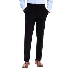 Tommy Hilfiger Mens Modern fit Dress Pants Corduroy 36 / 32 Black Solid