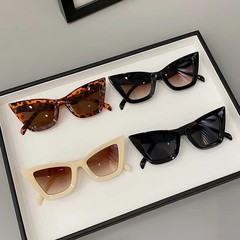 Big Frame Vintage Square Sunglasses Women Men Cat Eye Sun Glasses Eye Glasses