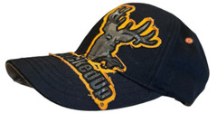 BuckedUp Hat Men&rsquo;s Adjustable Hook & Loop Black 100% Cotton Trucker Hat Cap