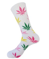 3PK Marijuana Weed Leaf TRUE TO SIZE 18 Inches Long COTTON SOCKS 10-13 set 35